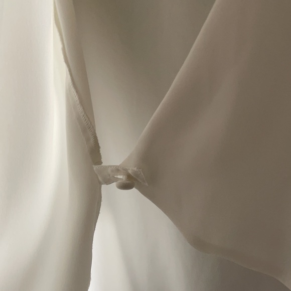 Victoria Secret Vintage Gold Label Wrap Blouse Black Applique - Picture 8 of 12